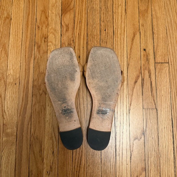 Loeffler Randall Tan Braided Slide Sandals - Picture 3 of 3